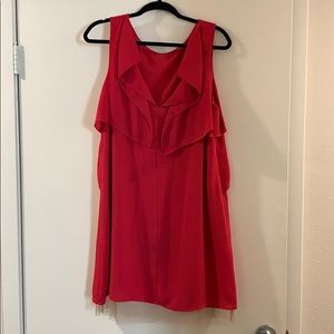 BCBG runway raspberry dress